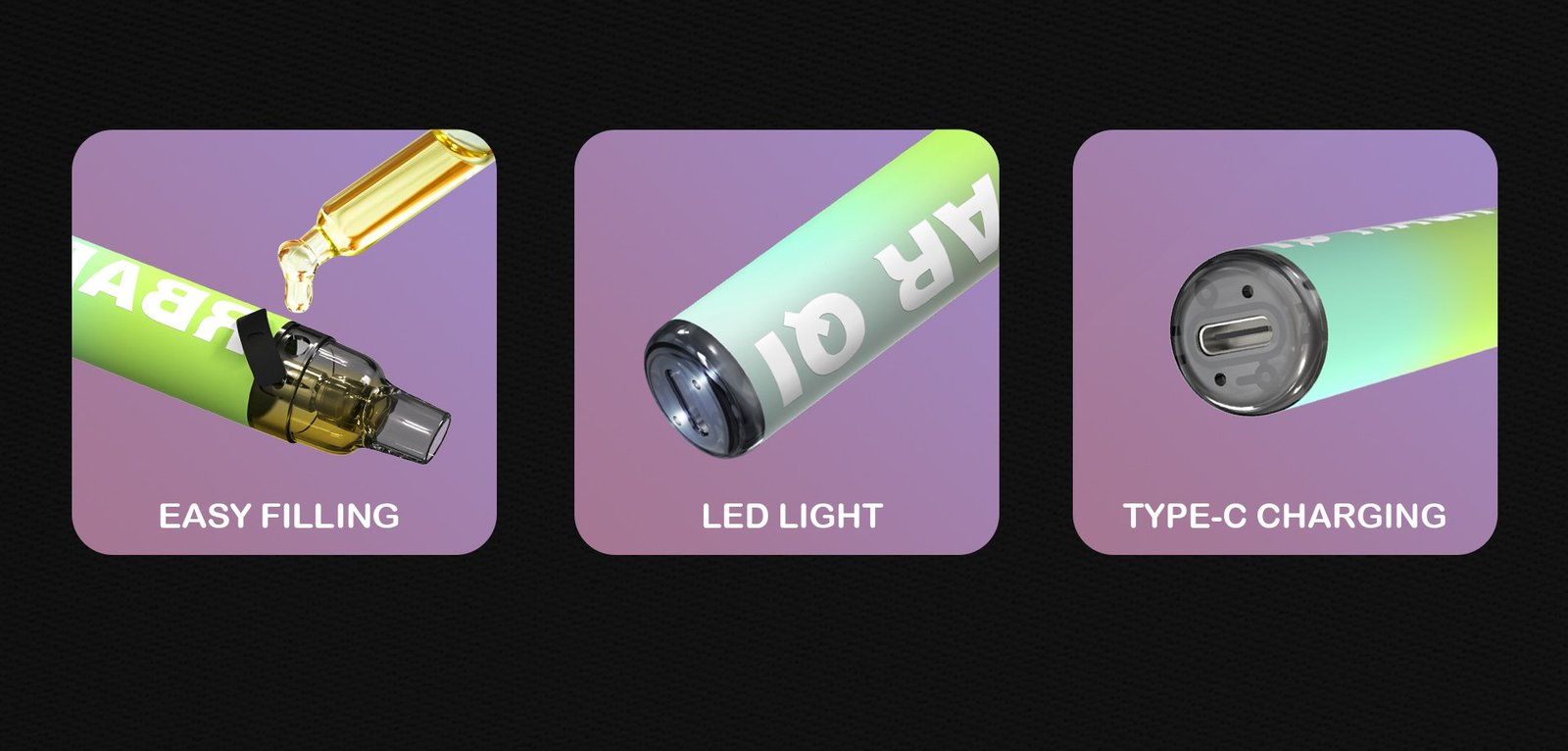 Fitpod RBAR Q1 一次性可重複注油主機 輕巧便攜 600mAh大電池:圖片 5