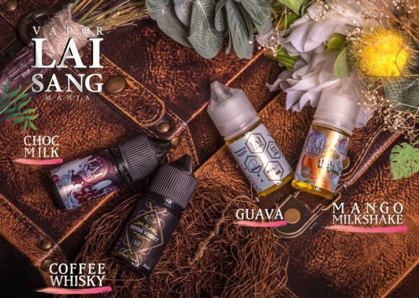 LAI SANG賴桑小煙油-30ml(0mg/30mg)經典口味紅心芭樂 芒果奶昔